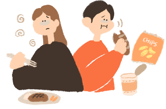 食欲・体重の増減