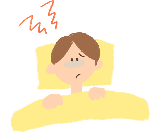 不眠または過眠