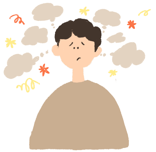 思考力や集中力の減退、決断困難